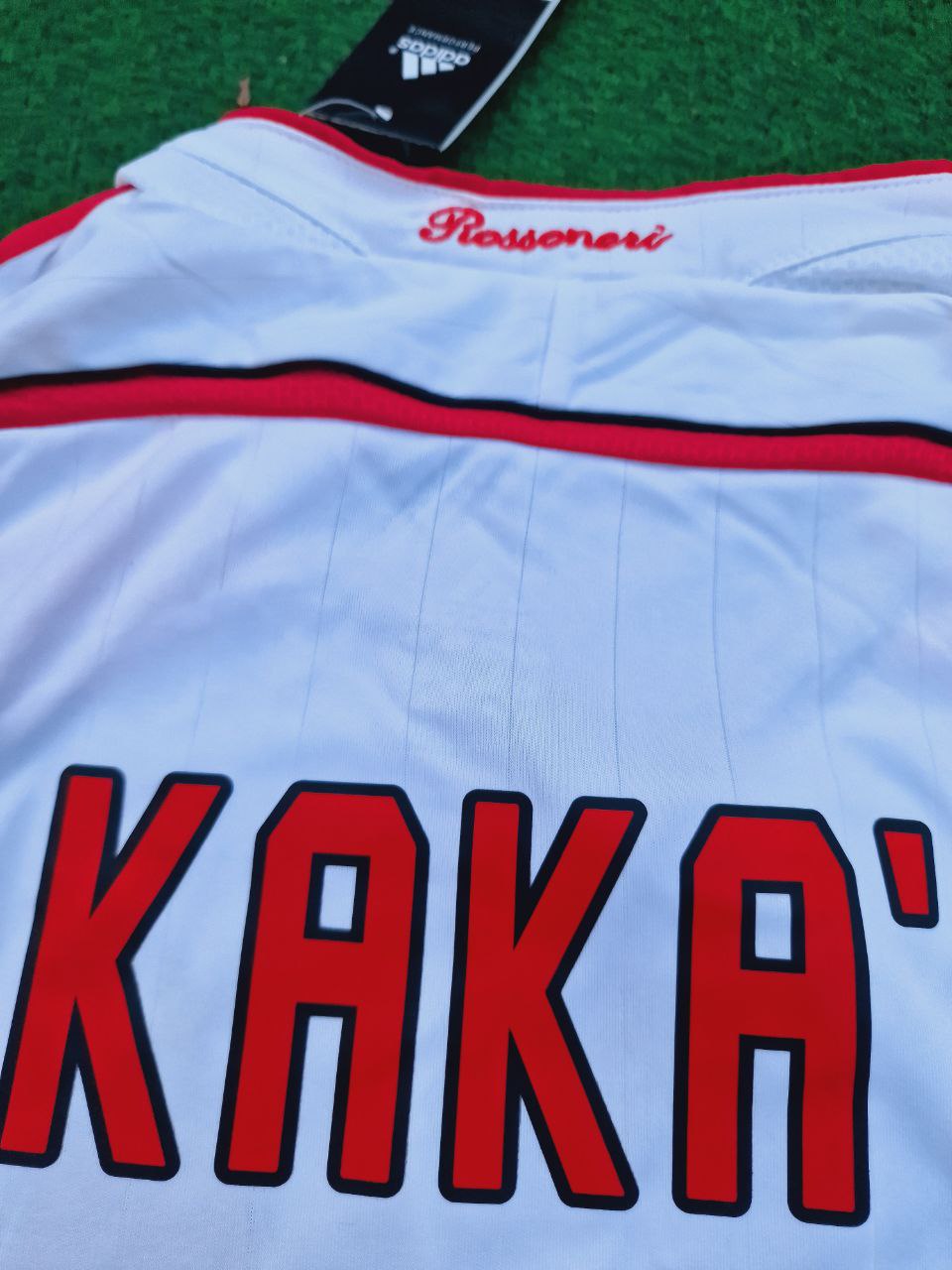 AC Milan 2007 Champions League Final Away White Long Sleeve Retro Jersey – Kaká #22 – 6