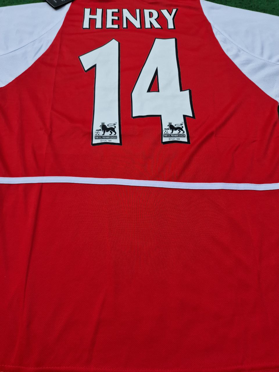 Thierry Henry 14 - Arsenal o2 2002/03 Home Retro Kit Jersey Soccer – 5