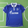 Schalke 04 Retro Heimtrikot 10-11 Rot Fußball – Back View