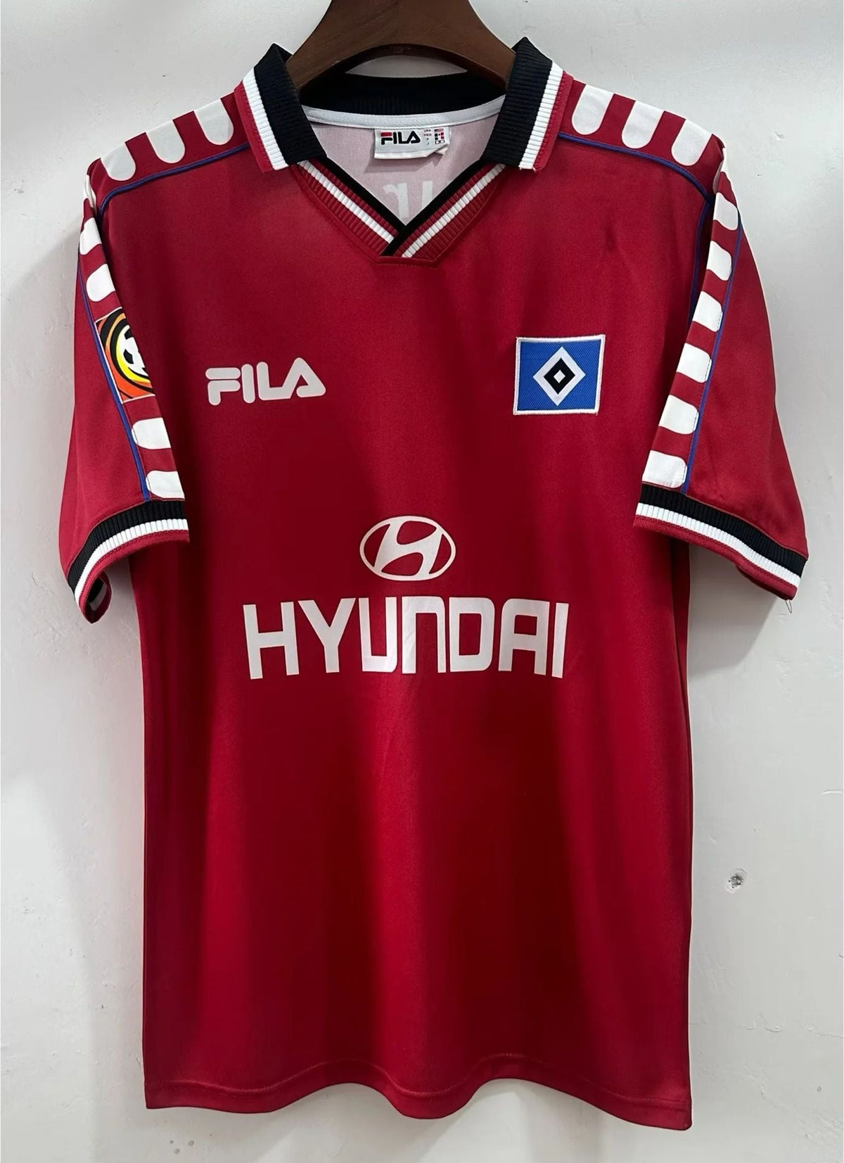 HSV 2000 Rotes Heimtrikot Fußball Hamburger SV Retro jersey – Detailed View
