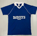 FC Schalke 04 1984/85 Blaues Heimtrikot retro Fußball – Back View