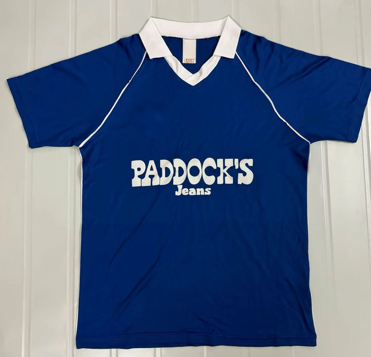 FC Schalke 04 1984/85 Blaues Heimtrikot retro Fußball – Back View