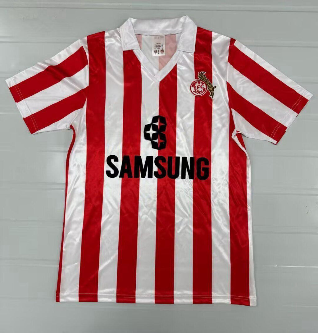 1. FC Köln 88-89 Retro Heimtrikot Fußball – Detailed View