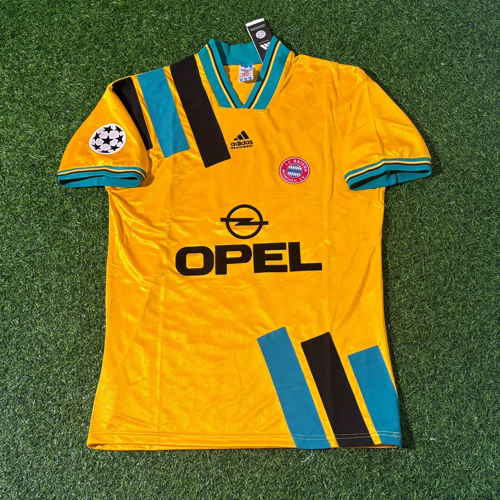 Franz Beckenbauer Bayern Munich Yellow Retro Football Jersey Collection – Front View