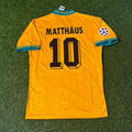 Bayern Munich Yellow Retro Football Jersey – Lothar Matthäus – Back View