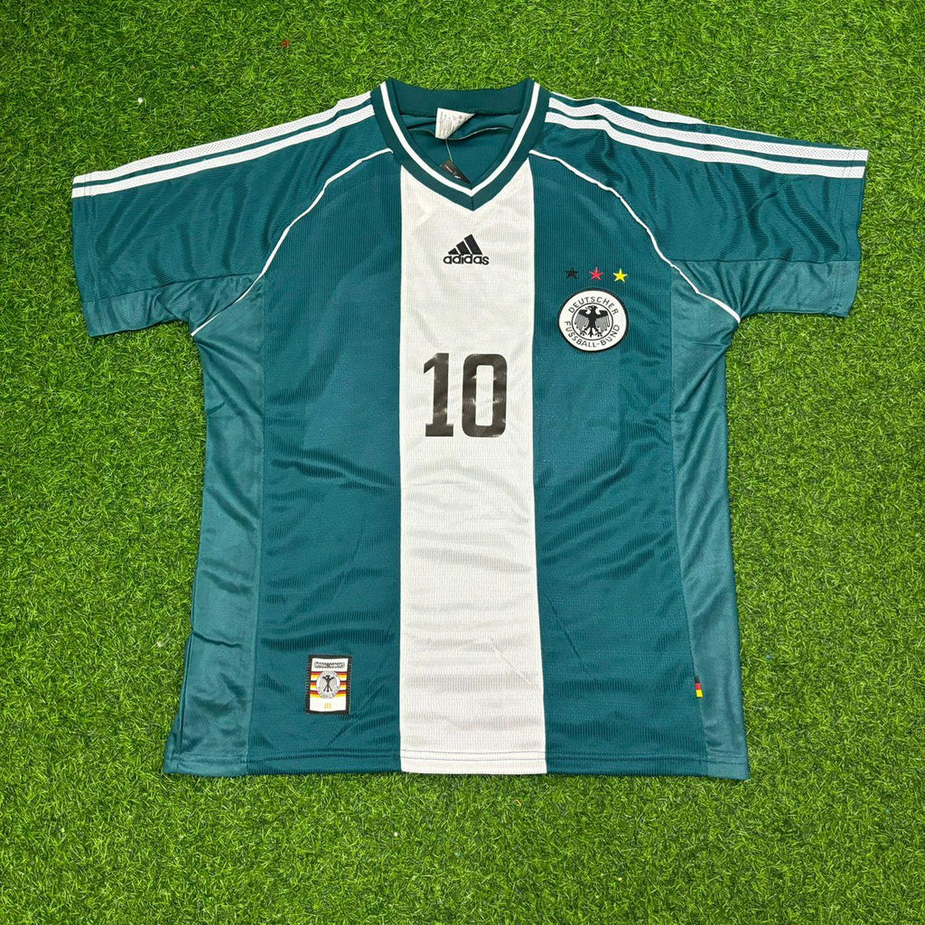 Germany 1998 World Cup Away Retro Football Jersey – Thomas Hässler – Front View