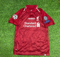 2019 Liverpool FC CL Final Retro Football Jersey – Back View