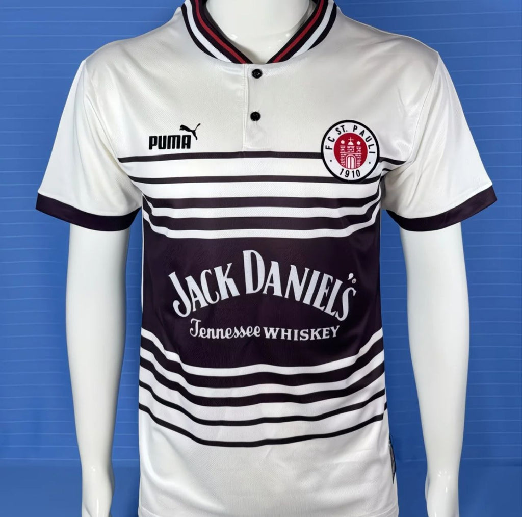 St. Pauli 1997/98 Retro Football Jersey – Front View