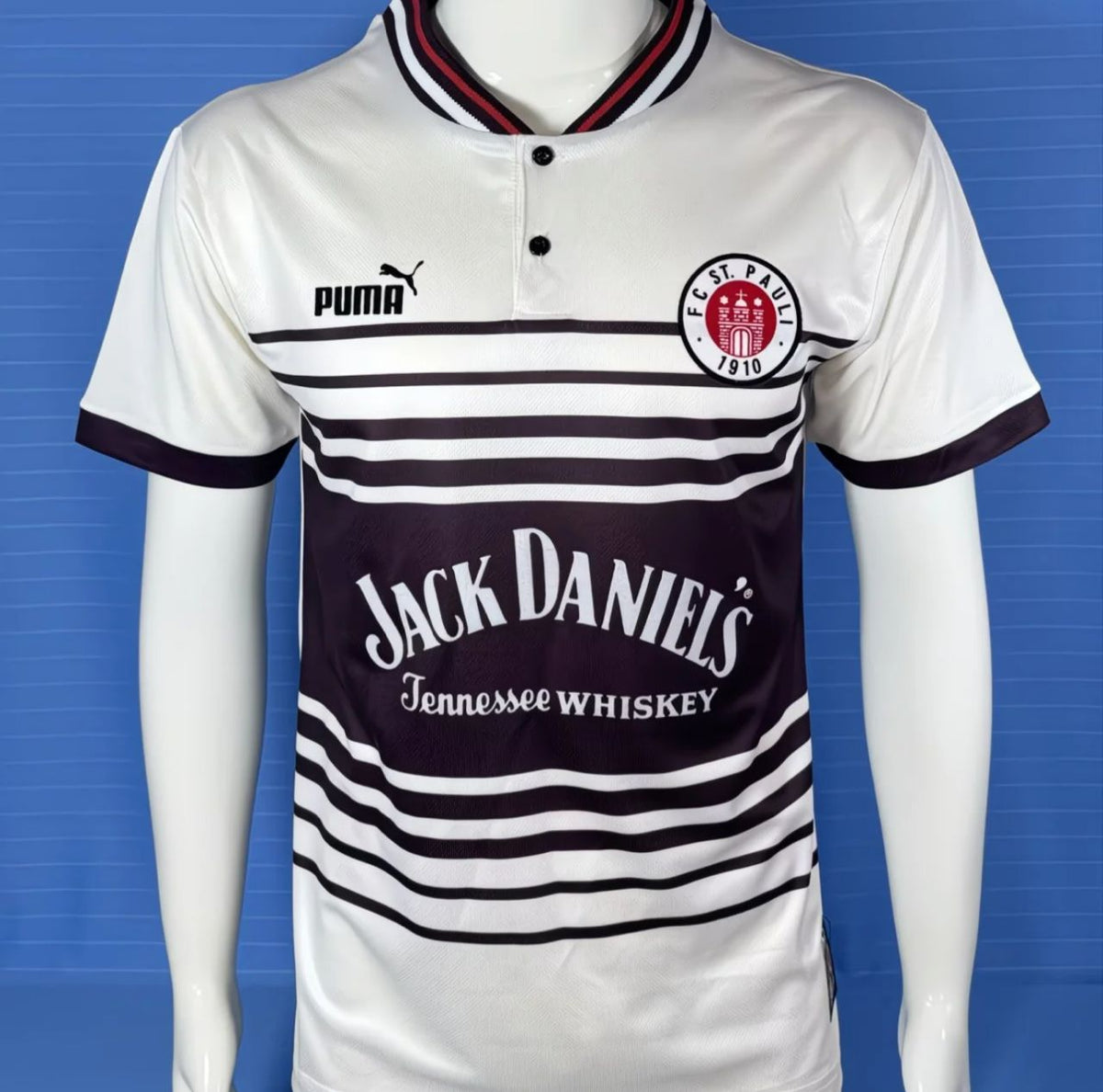 St. Pauli 1997/98 Retro Football Jersey – Front View
