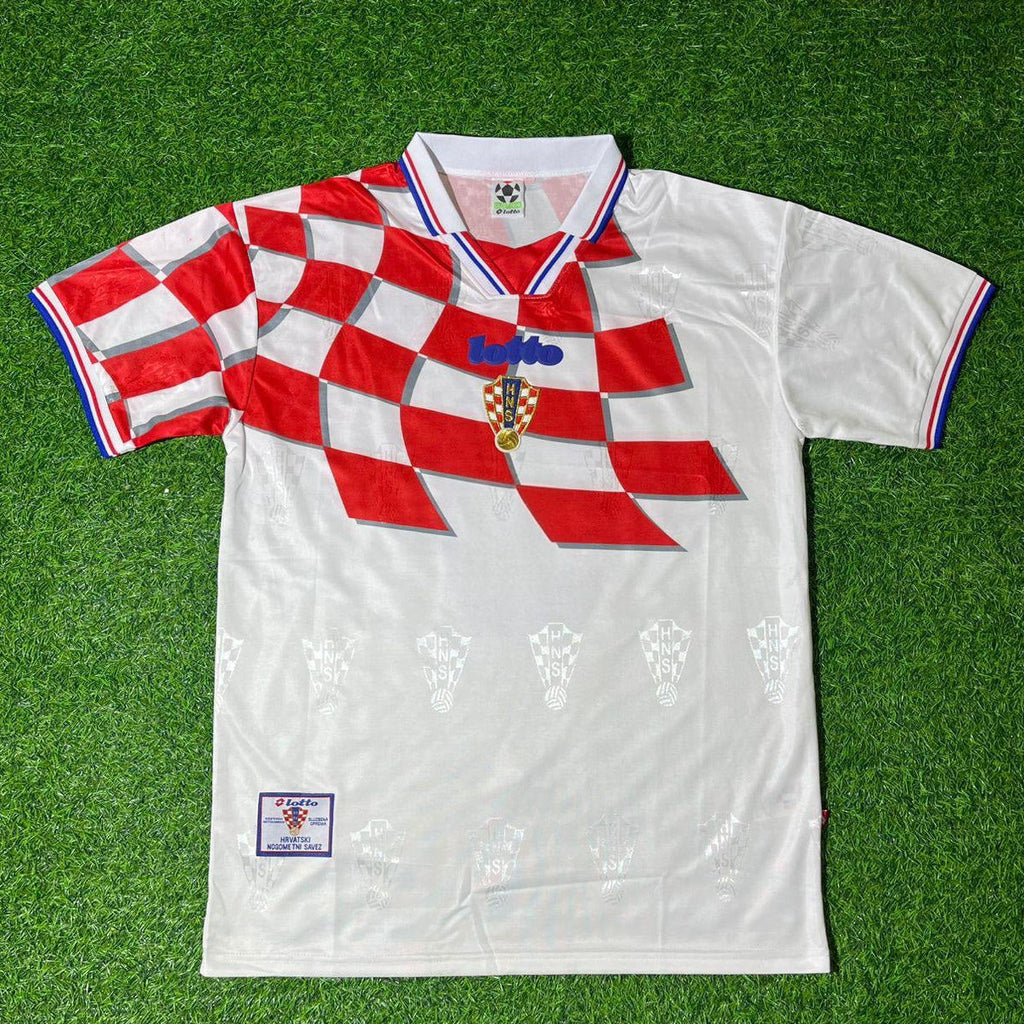 Croatia Retro Football Jersey – Ivan Rakitic – Front View