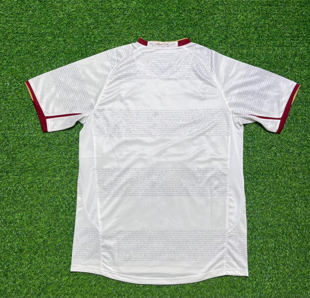 Arsenal FC 2004 2005 Away Retro White Jersey – Front View