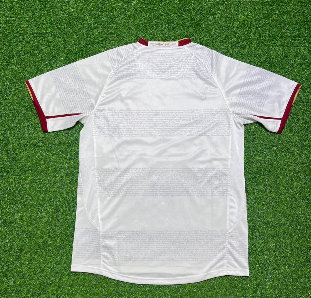 Arsenal FC 2004 2005 Away Retro White Jersey – Front View