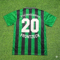 Michael Frontzeck #20 Borussia Mönchengladbach 1995 1996 Retro Jersey – Back View