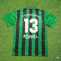 Horst Köppel #13 Borussia Mönchengladbach Retro Jersey – Back View
