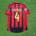 AC Milan 2004 2005 Home Retro Football Jersey – Kakhaber Kaladze #4 – Back View