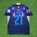 Edinson Cavani #21 Uruguay Football Jersey – Back View
