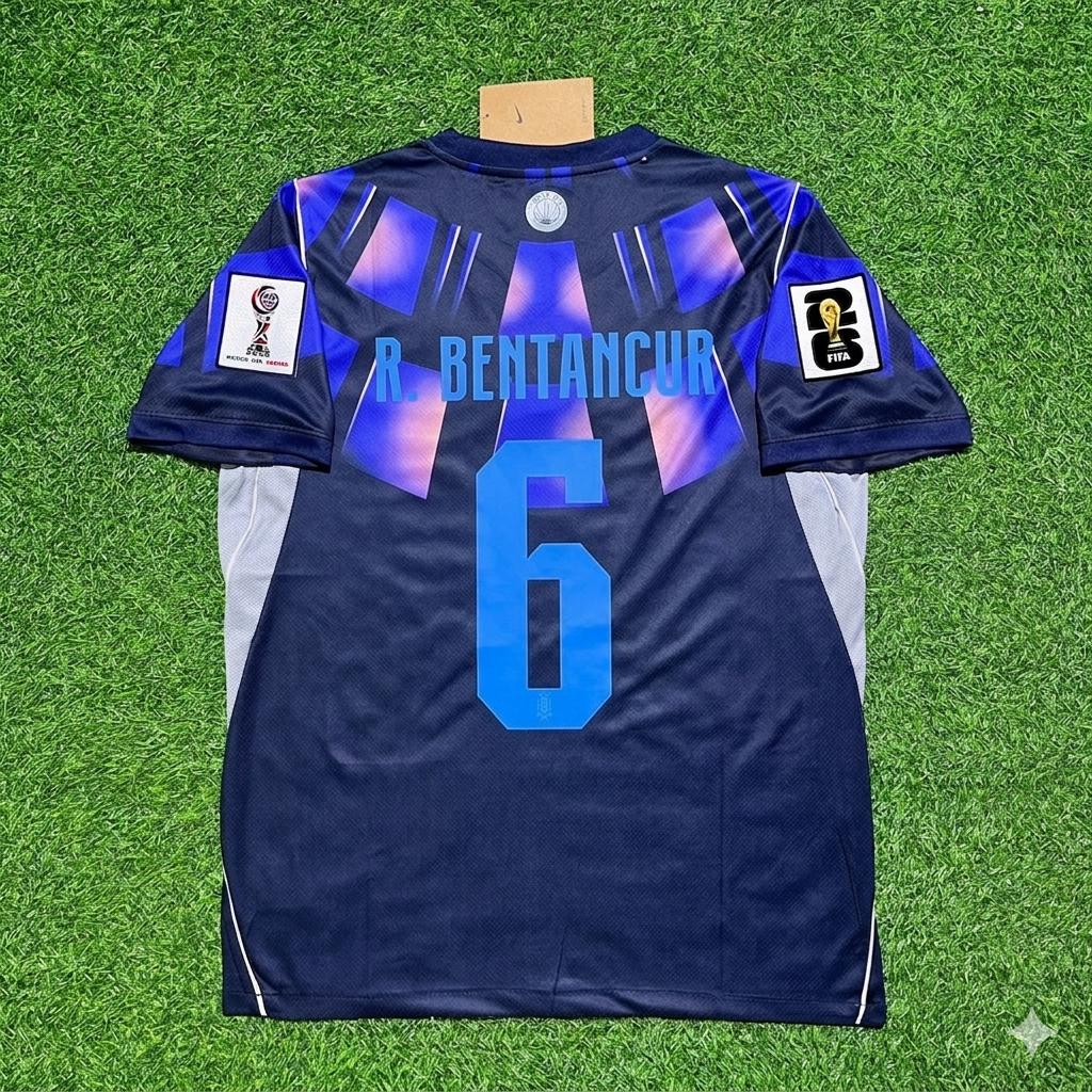 Uruguay 2026 World Cup Football Jersey – Rodrigo Bentancur #6 – Back View