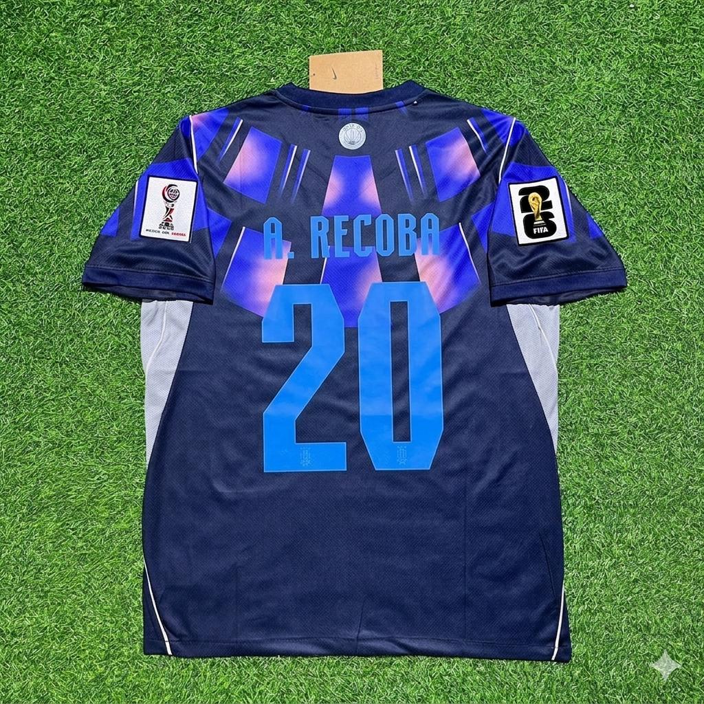 Alvaro Recoba #20 Uruguay Football Jersey – Back View