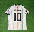 Tsubasa Oozora Japan 2026 World Cup Away White Football Jersey – Back View