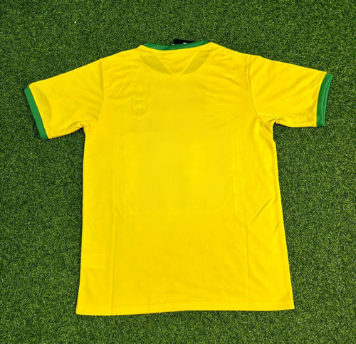 1970 Brazil World Cup Retro Home Football Jersey – Front View