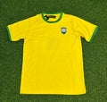 1970 Brazil World Cup Retro Home Football Jersey – Back View