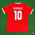 Sergej Barbarez Hamburger SV Red Retro Fußballtrikot Jersey – Back View