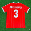 Dietmar Beiersdorfer Hamburger SV Red Retro Fußballtrikot Jersey – Back View