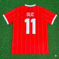 Ivica Olic Hamburger SV Red Retro Fußballtrikot Jersey – Back View