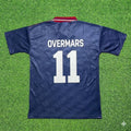 1994 Marc Overmars #11 Ajax 1995 Away Retro Football Jersey – Back View