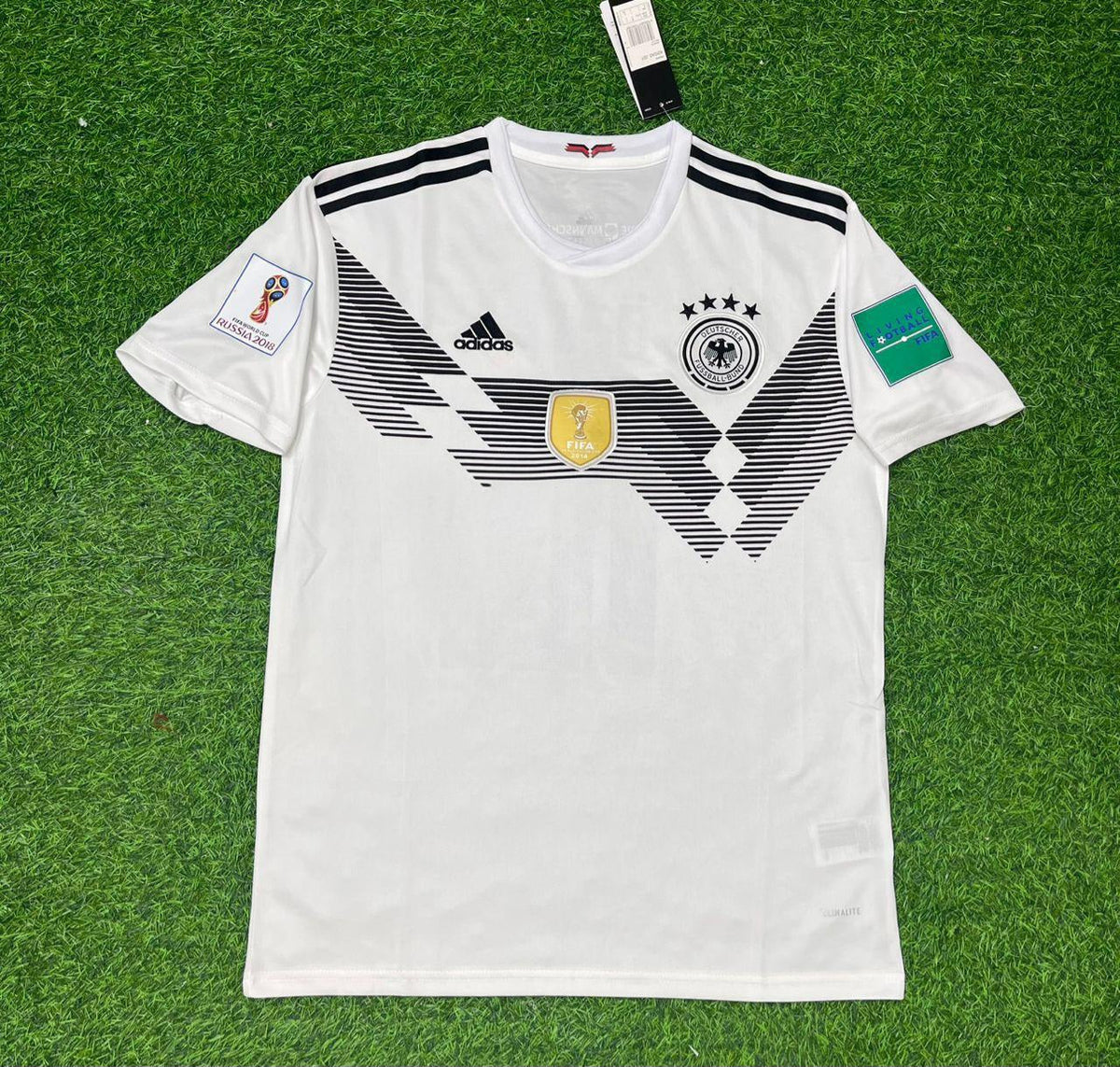 2018 Germany World Cup Antonio Rüdiger Deutschland Retro Football Jersey – Front View
