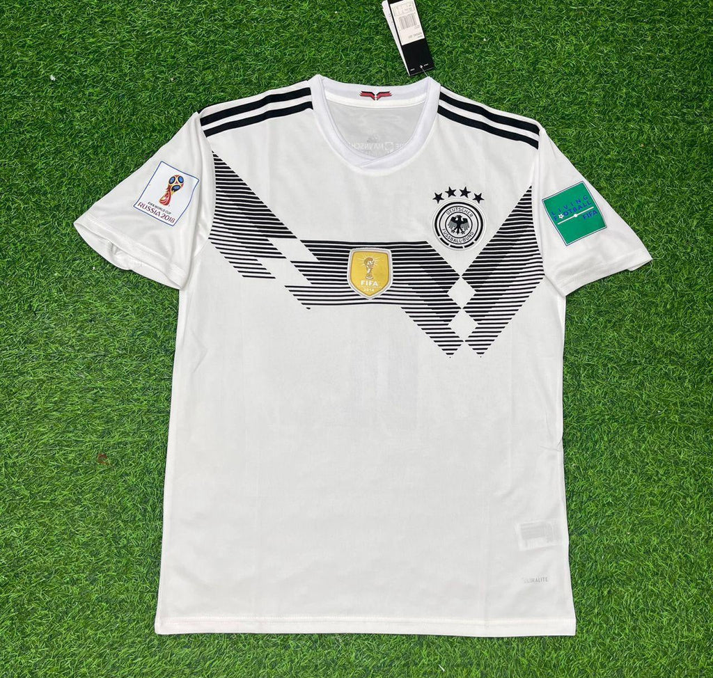 2018 Germany World Cup Deutschland Retro Football Jersey – Back View