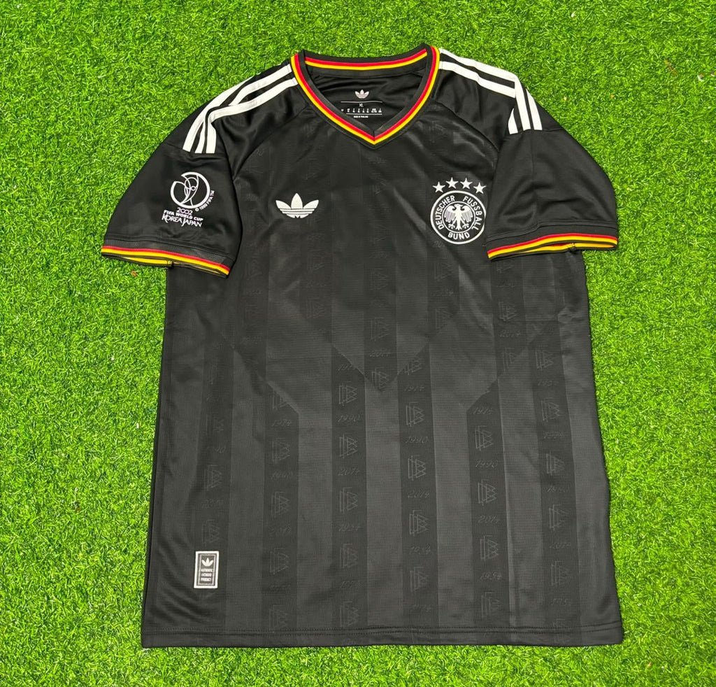 2002 Germany World Cup Kevin Kuranyi Black Special Retro Football Jersey – Front View
