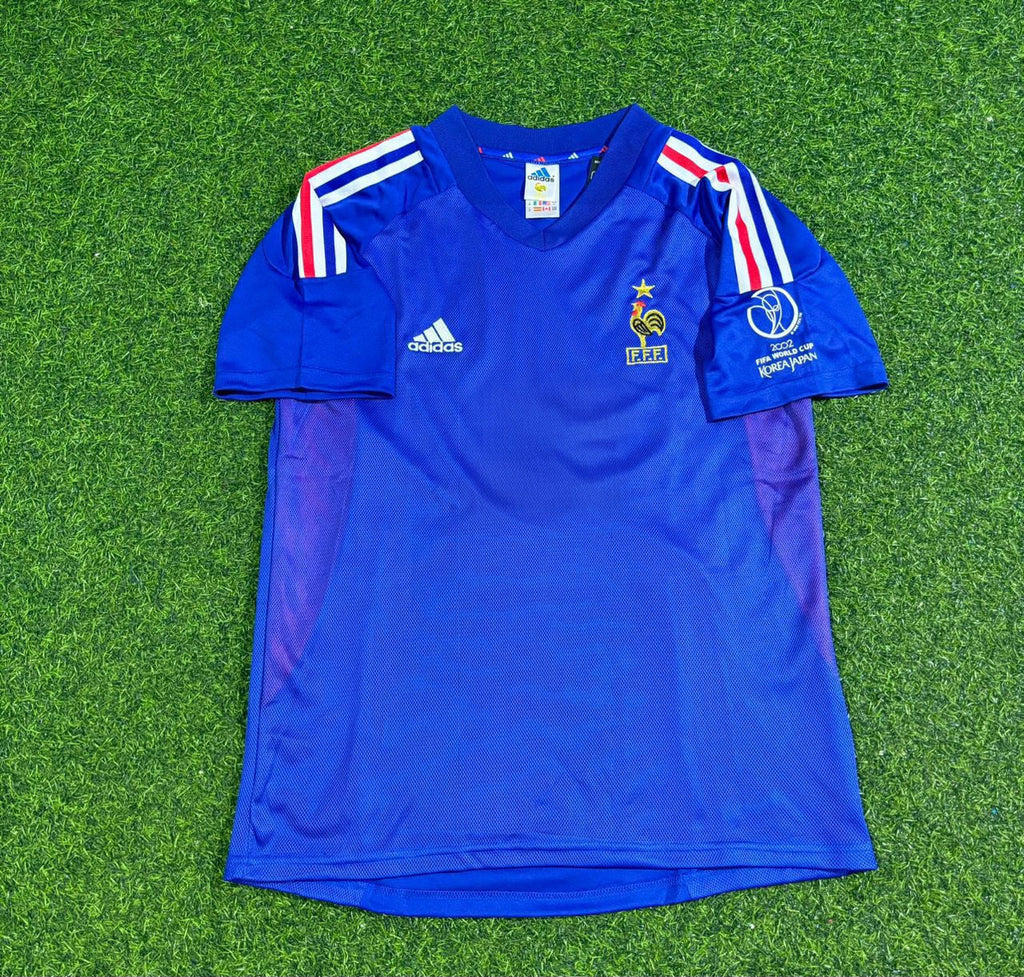 2002 France World Cup Claude Makélélé #6 Retro Football Jersey – Front View