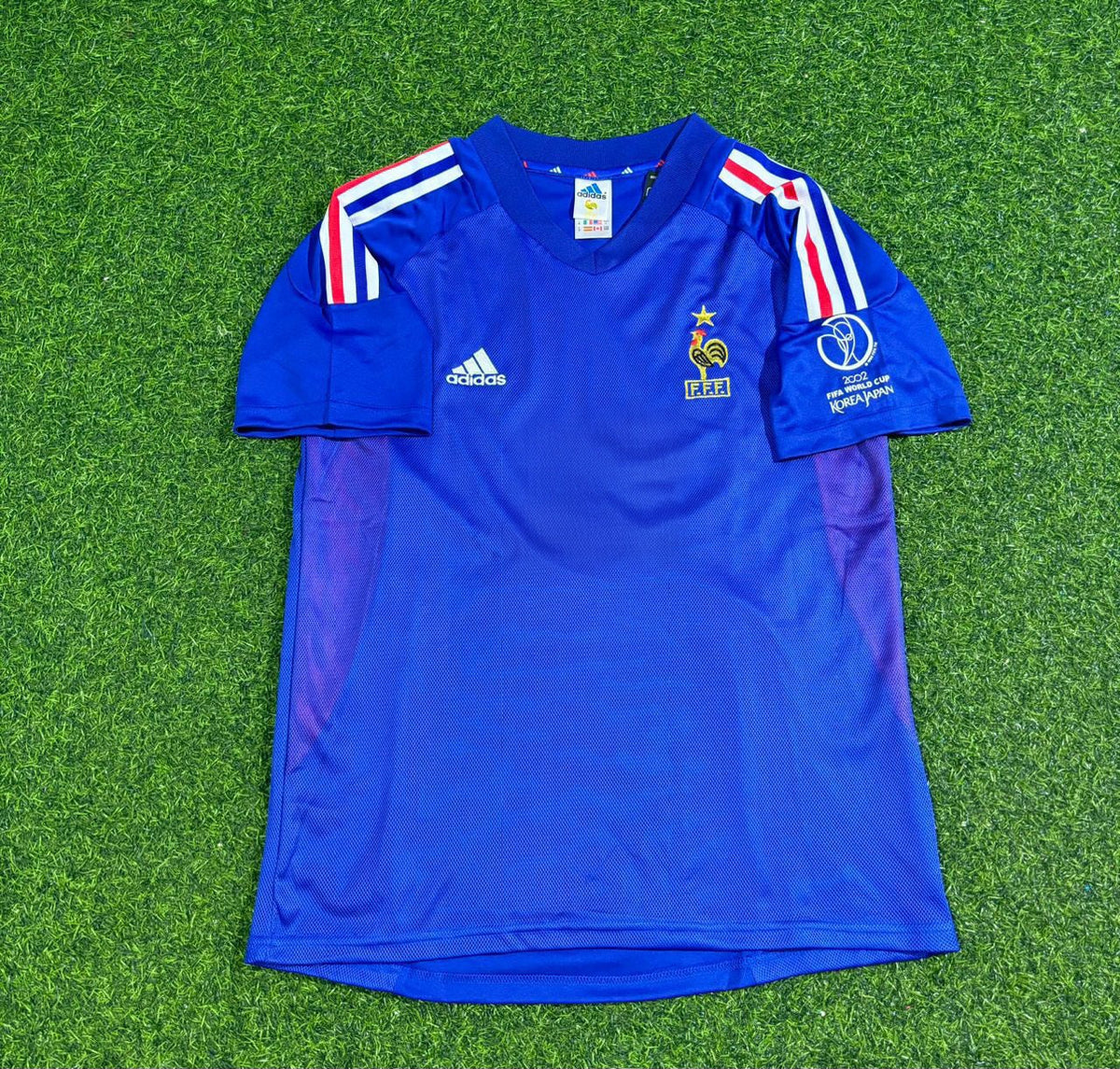 2002 France World Cup Claude Makélélé #6 Retro Football Jersey – Front View