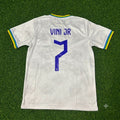 2026 Vinicius Junior Brazil White Football Jersey – Back View