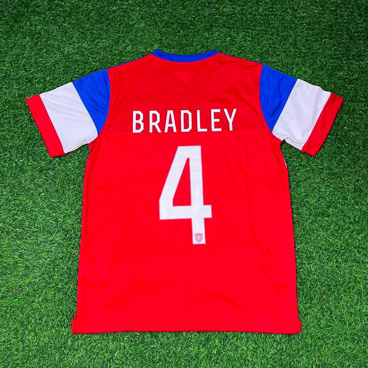 Michael Bradley USA 2014 Season Away Retro Jersey – Back View