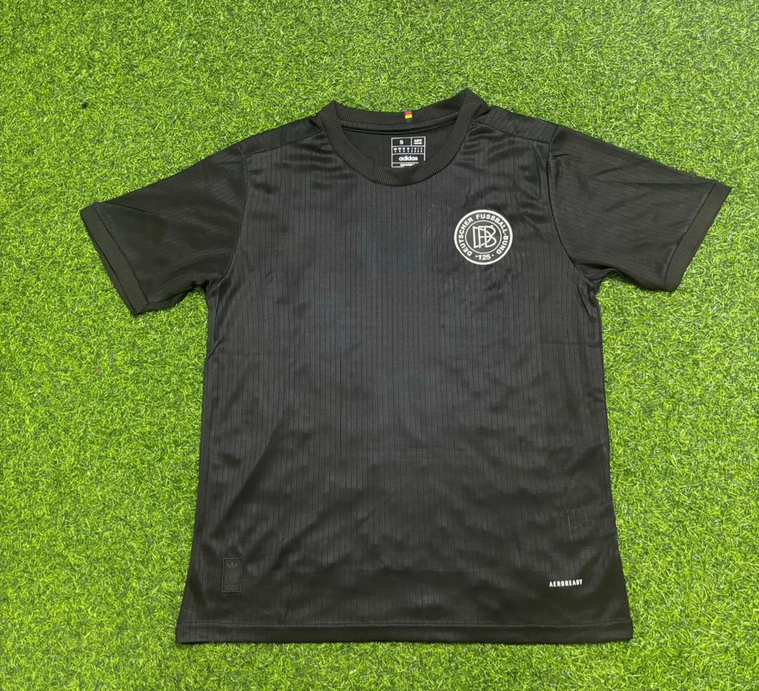 Germany 125 Years Special Black Football Jersey – Back View