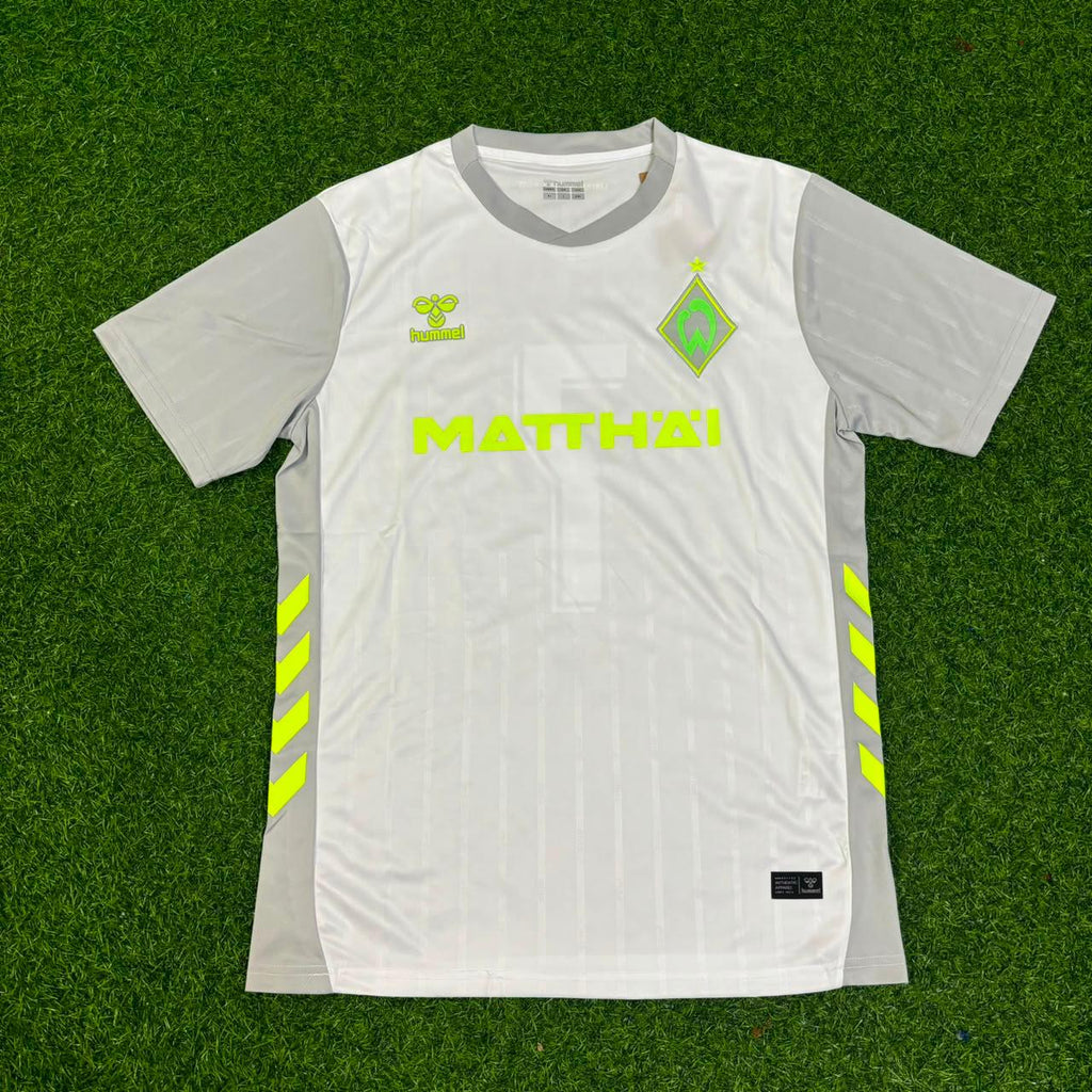 2025/26 Marvin Ducksch Werder Bremen Heim Retro Fußballtrikot Jersey – Front View