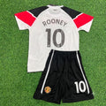 2011 Wayne Rooney Manchester United Champions League Final Kids Retro Football Jersey Collection – Back View
