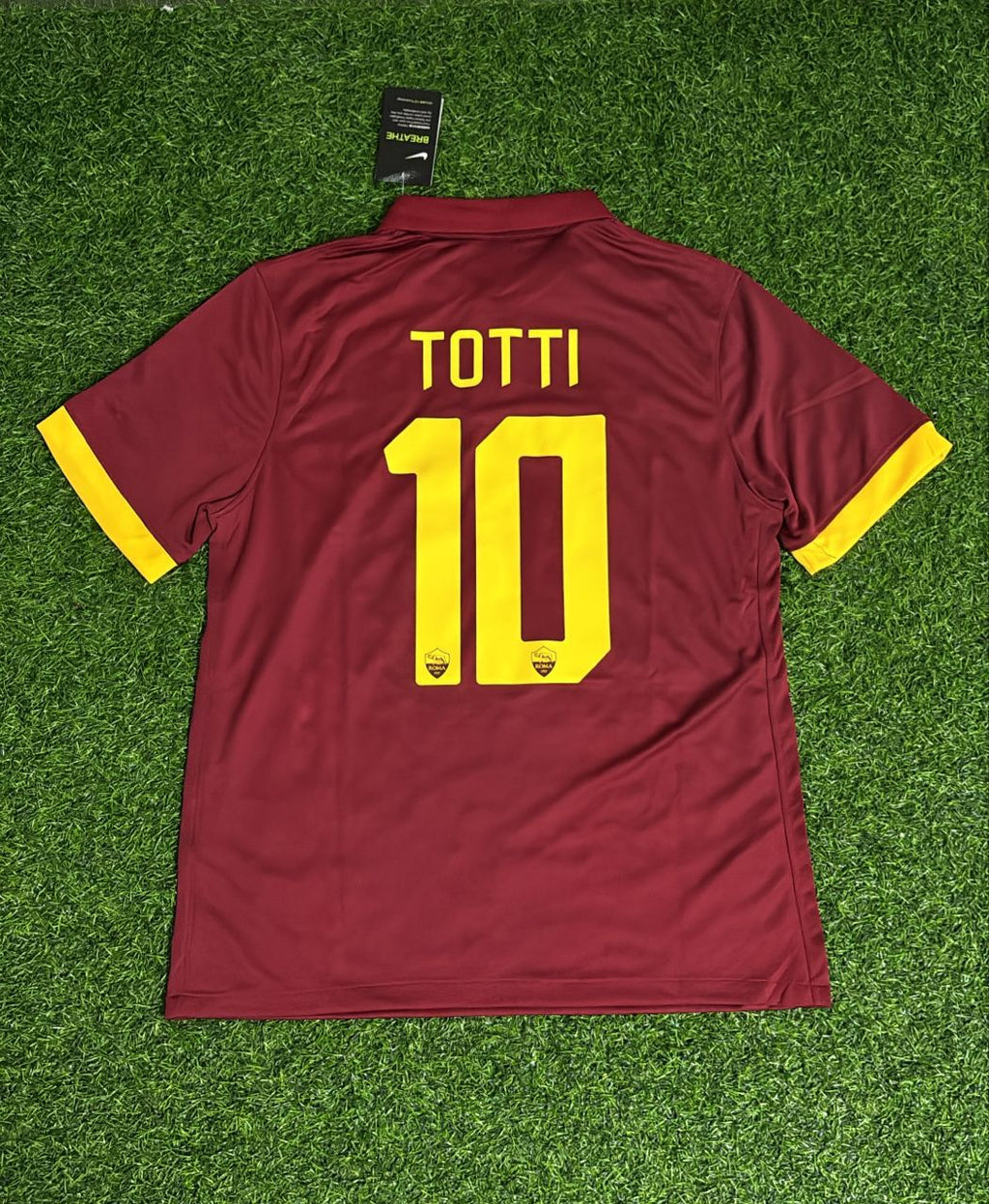 Francesco Totti 2014-15 Retro Football Jersey – Back View