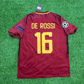 Daniele De Rossi 2016-17 Final Retro Football Jersey – Back View