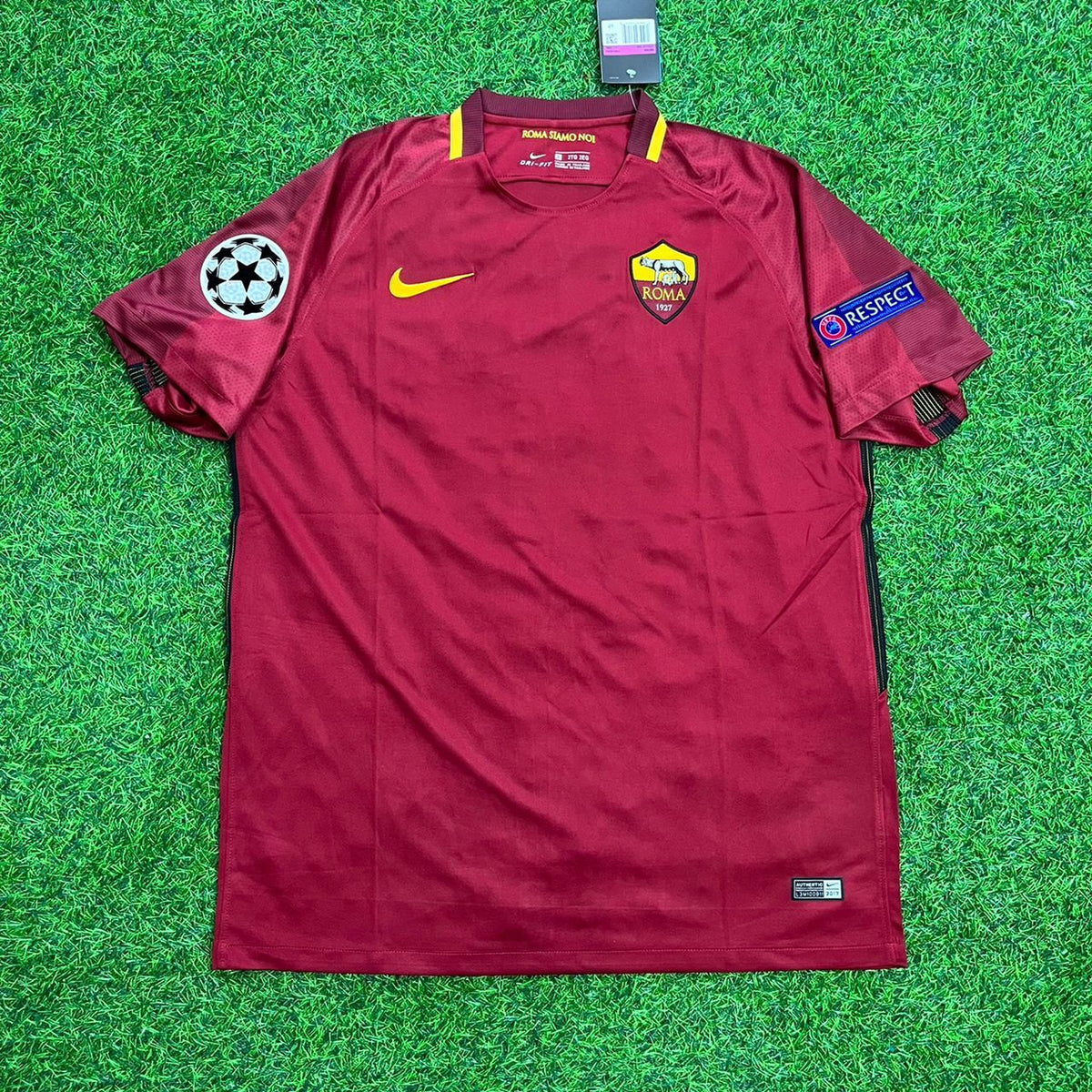 Daniele De Rossi 2016-17 Final Retro Football Jersey – Front View