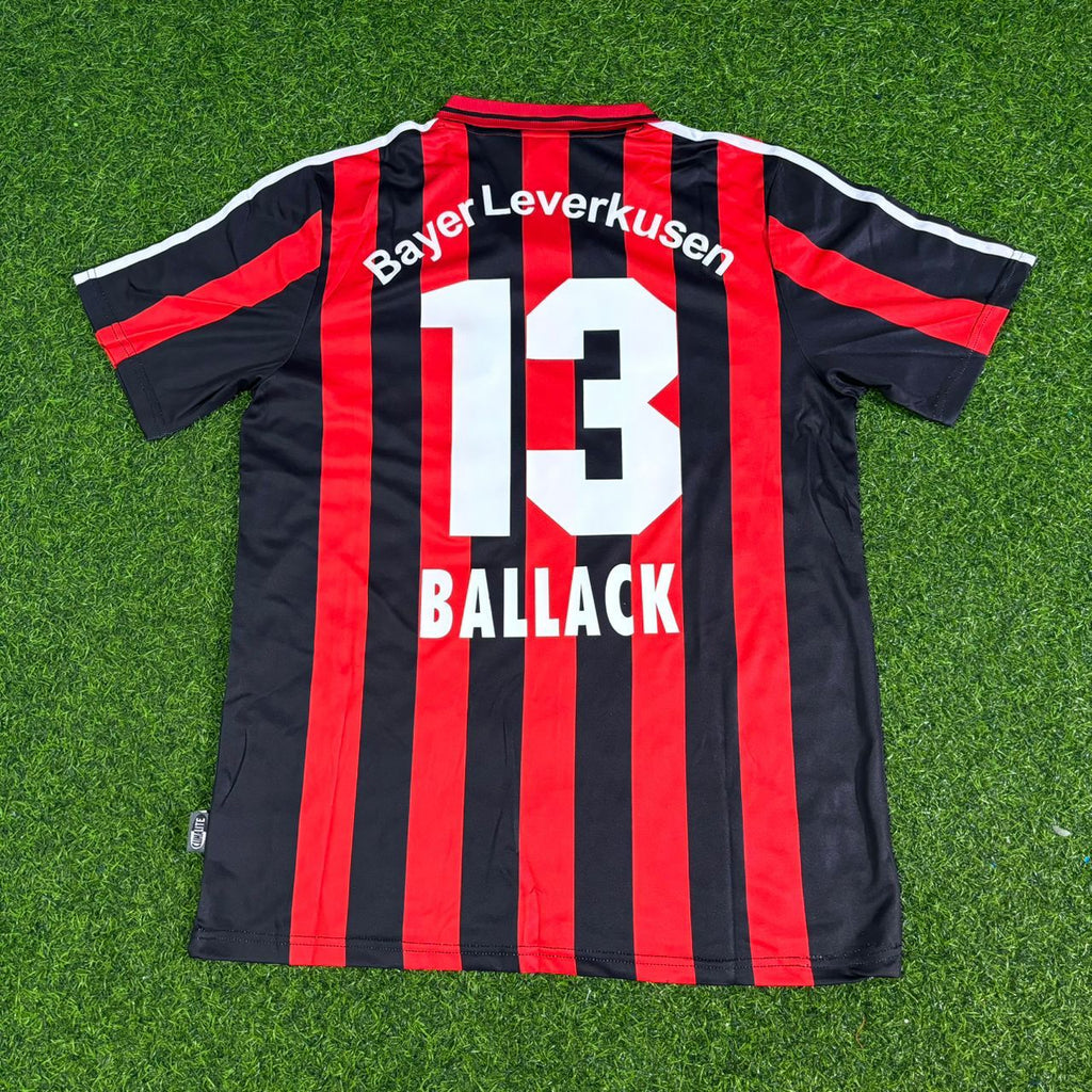 Michael Ballack Bayer 04 2000-2001 Heimtrikot | Retro Kit | – Back View