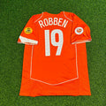 Arjen Robben Euro 2004 Home Retro Football Kit – Back View