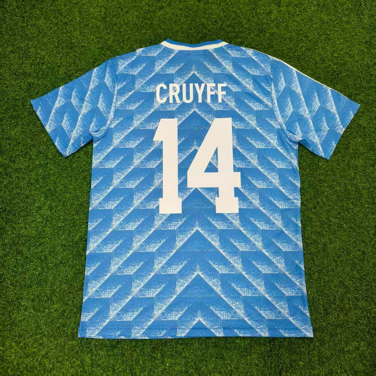 Johan Cruyff Retro Home Retro Football Kit – Back View