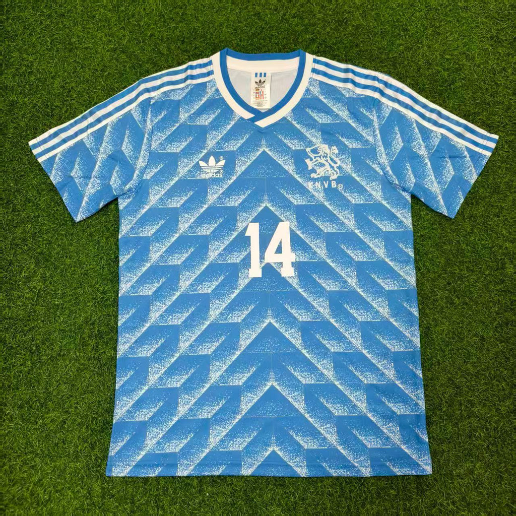 Johan Cruyff Retro Home Retro Football Kit – Front View