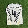 Sergio Ramos 2009 Retro Home Retro Football Kit – Back View