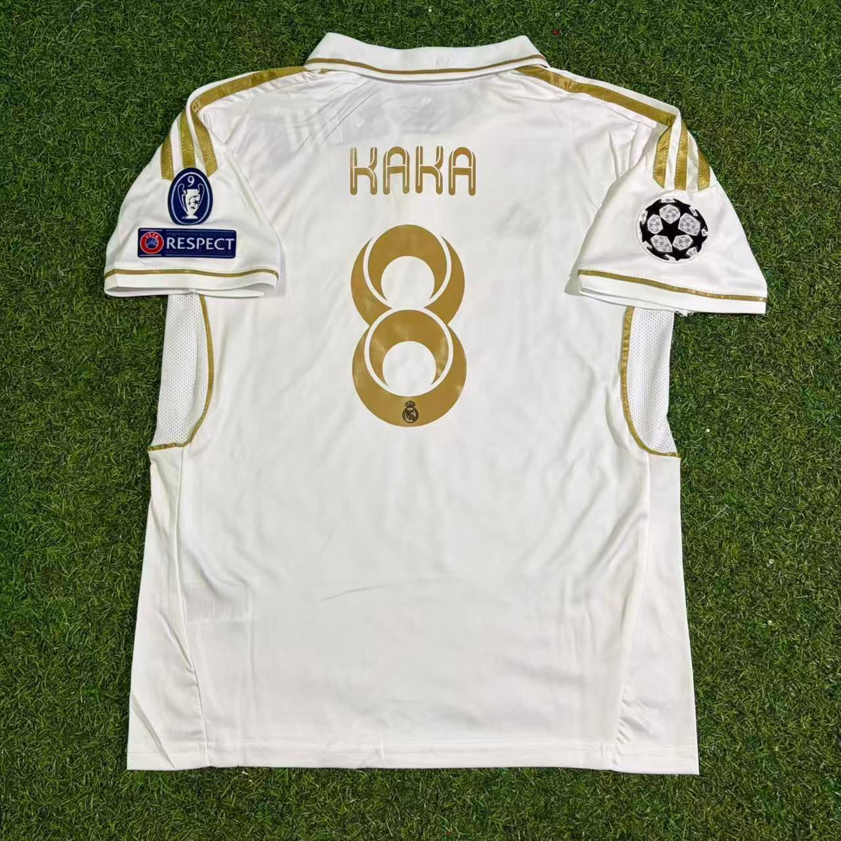 KAKA LEITE Golden Champions League Short Sleeve Jersey – Back View