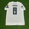 Toni Kroos 2016 Final Home Retro White Football Jersey – Back View