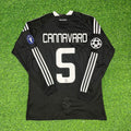Fabio Cannavaro 2009 Long Sleeve Black Jersey – Back View
